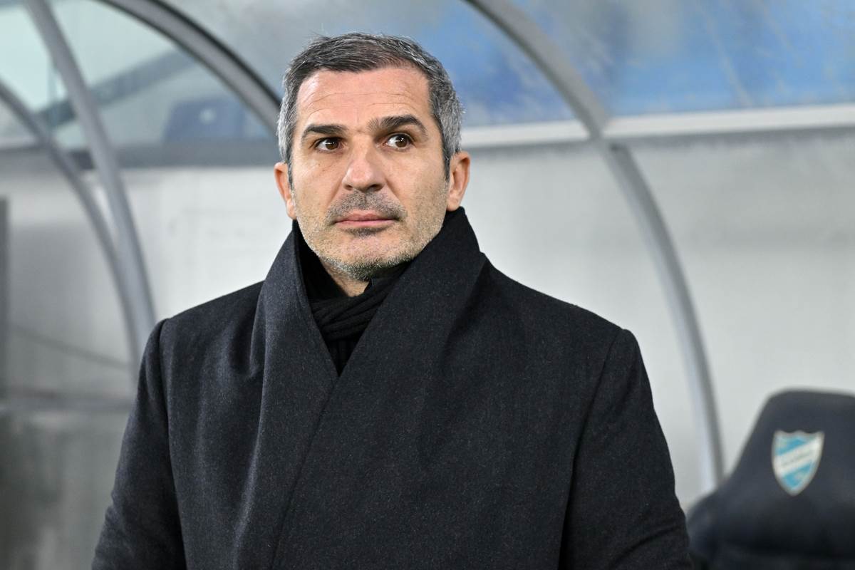 Trener Partizana Nenad Stojaković.