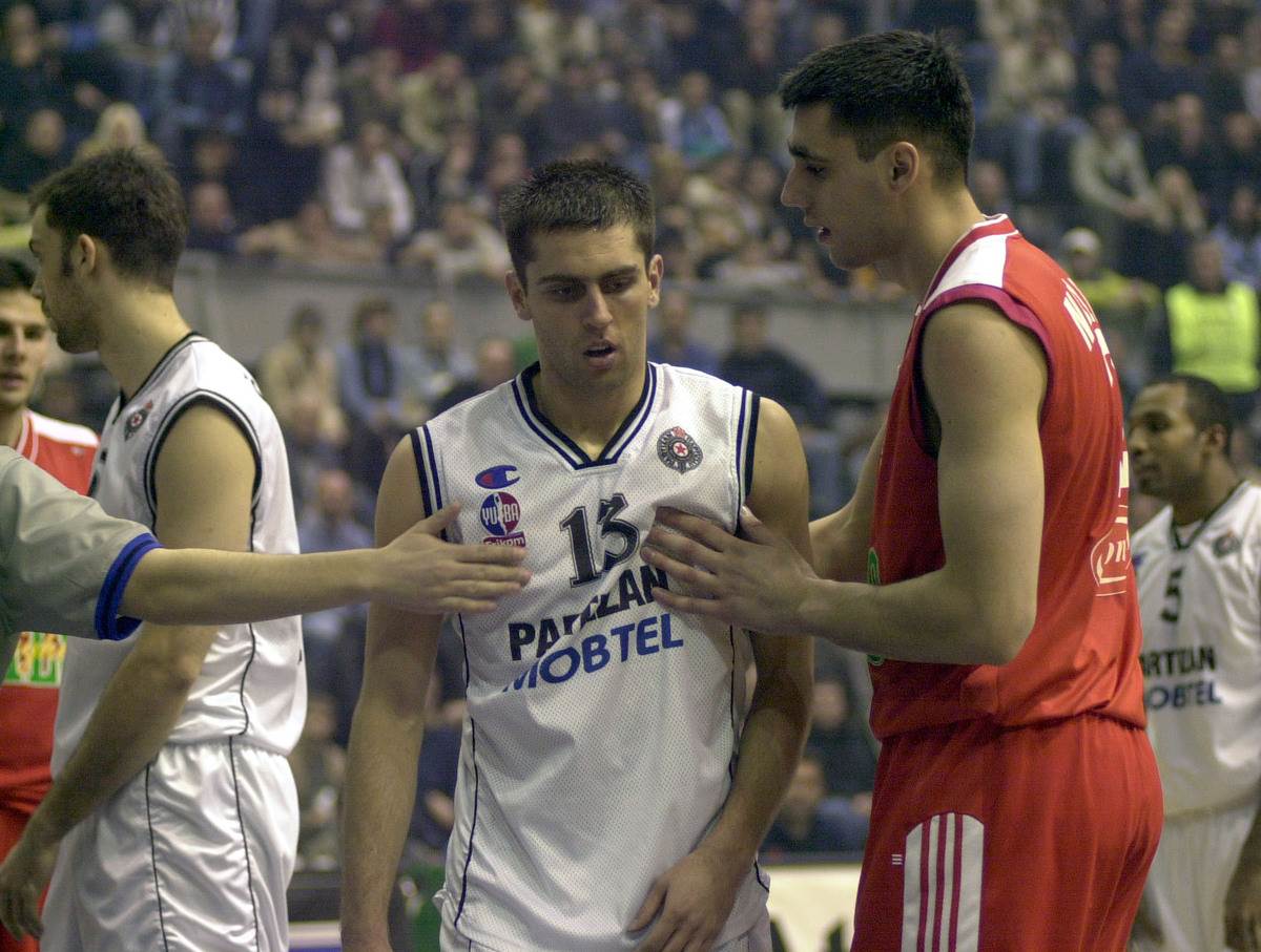 Miloš Vujanić u dresu Partizana