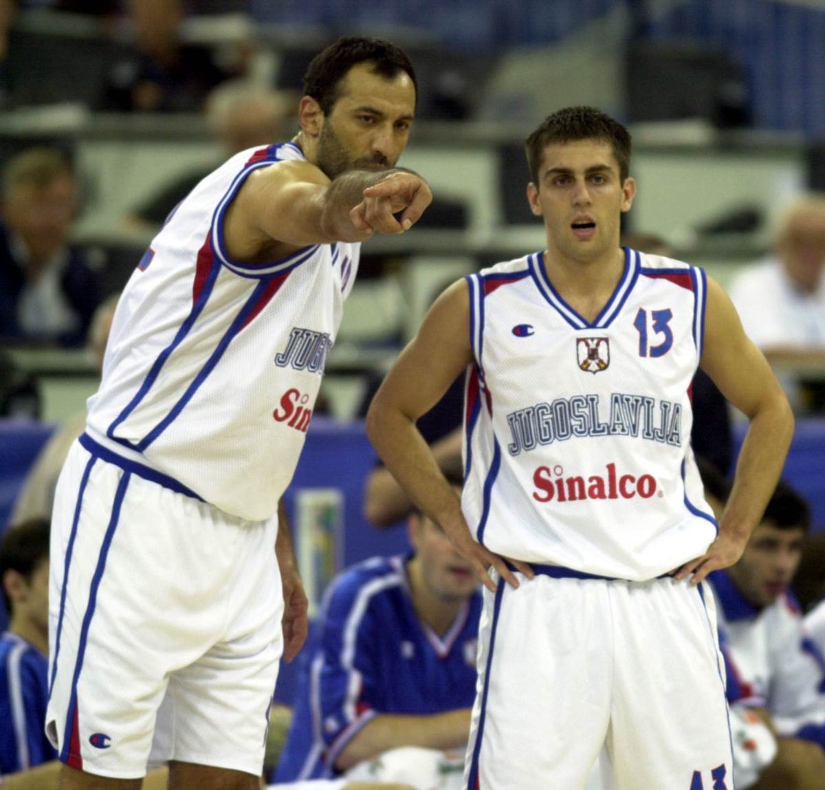 Miloš Vujanić i Vlade Divac u reprezentaciji Jugoslavije