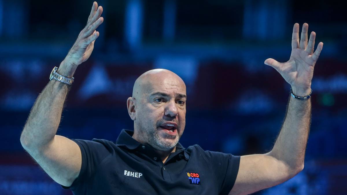 Ivica Tucak na utakmici Hrvatske u Beogradskoj areni