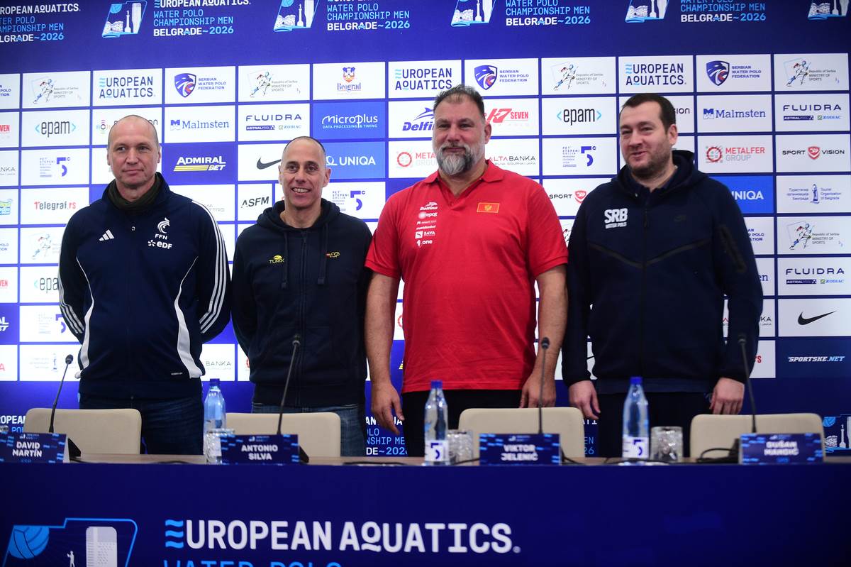 Uroš Stevanović, Dejan Savić, Vjekoslav Kobešćak i David Martin pred Evropsko prvenstvo u Beogradu