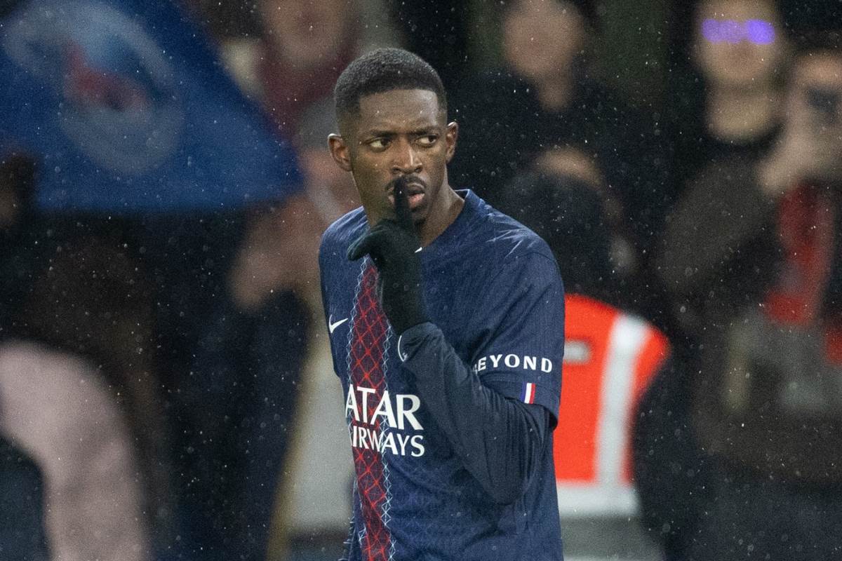 Usman Dembele proslavlja gol protiv Lila