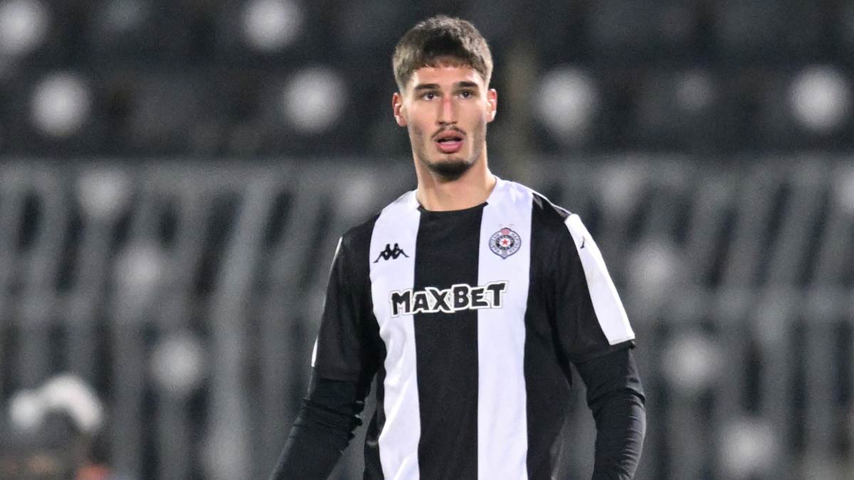 Nikola Simić na meču protiv Napretka iz Kruševca