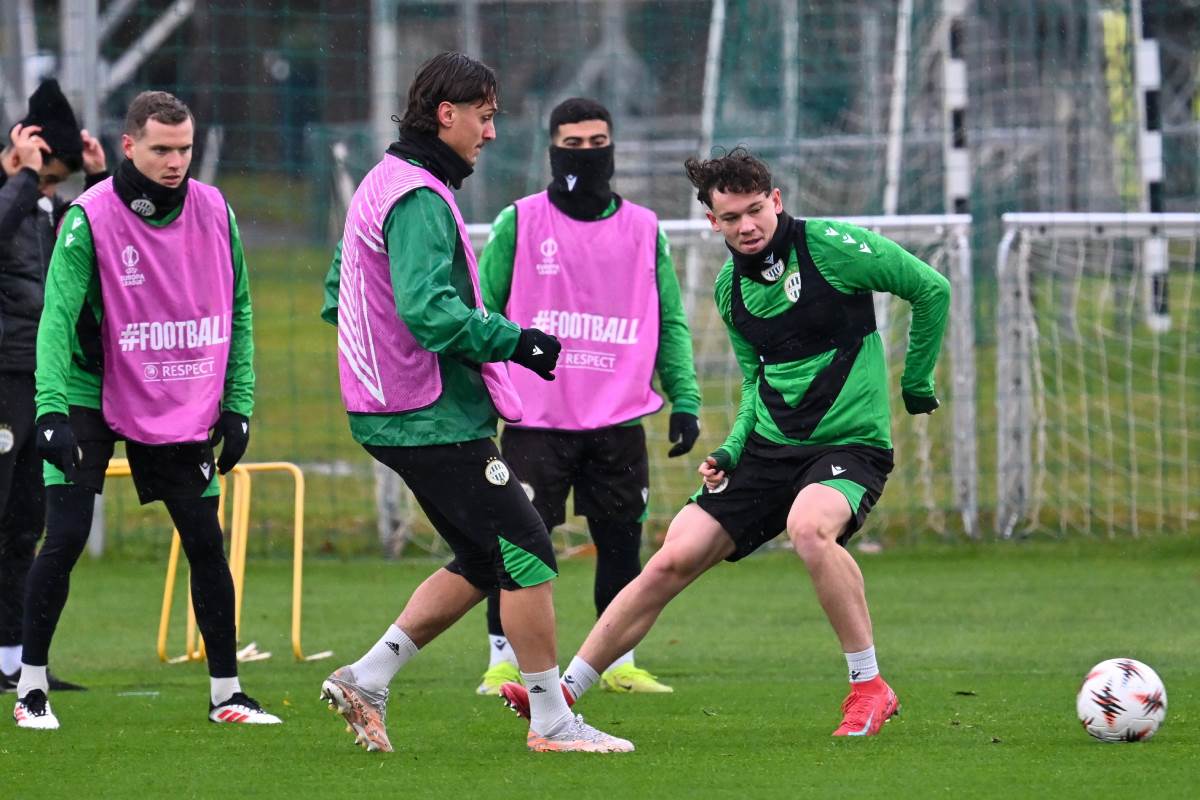 Aleks Tot na treningu Ferencvaroša