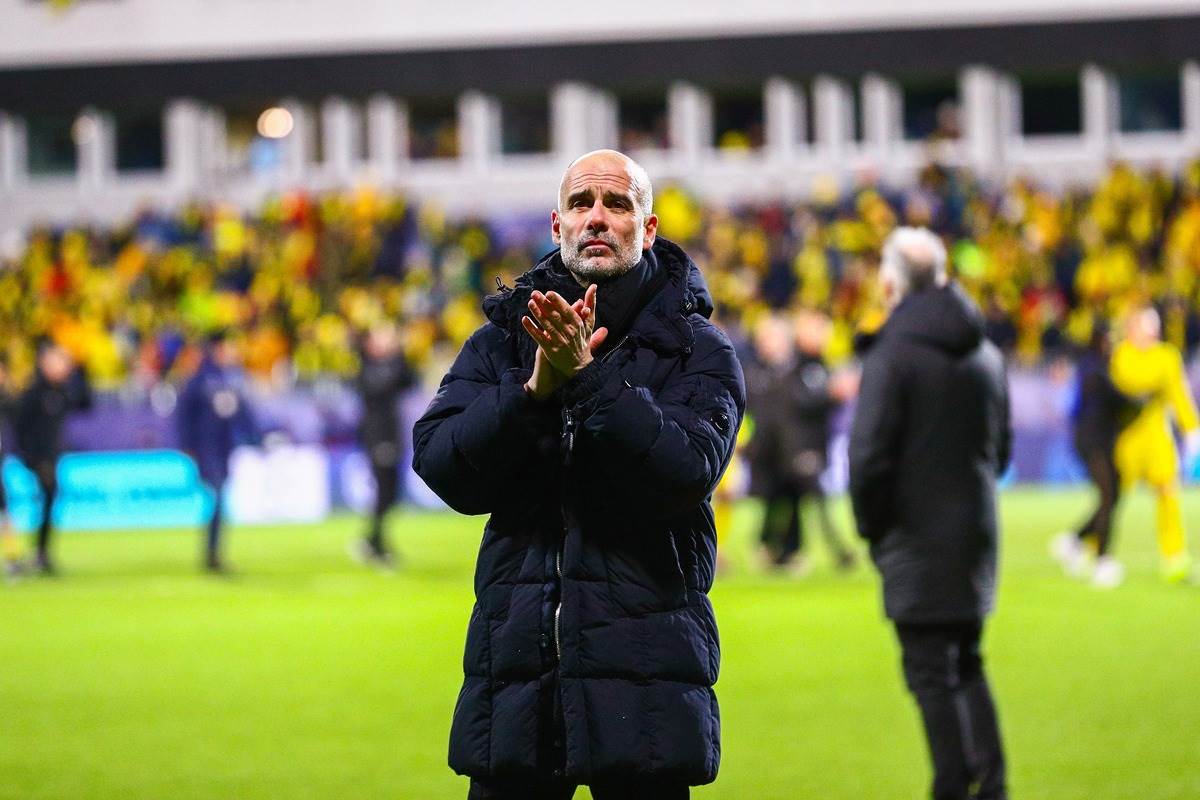 Pep Gvardiola na utakmici Bode Glimt Mančester siti