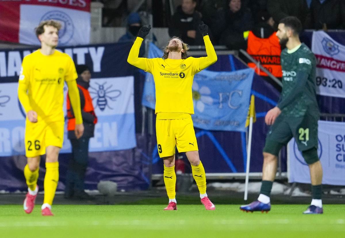 Fudbaleri Bode Glimta slave pobedu protiv Mančester sitija u Ligi šampiona