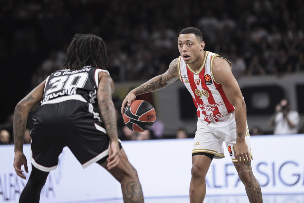 Jago dos Santos na utakmici Virtusa i Crvene zvezde