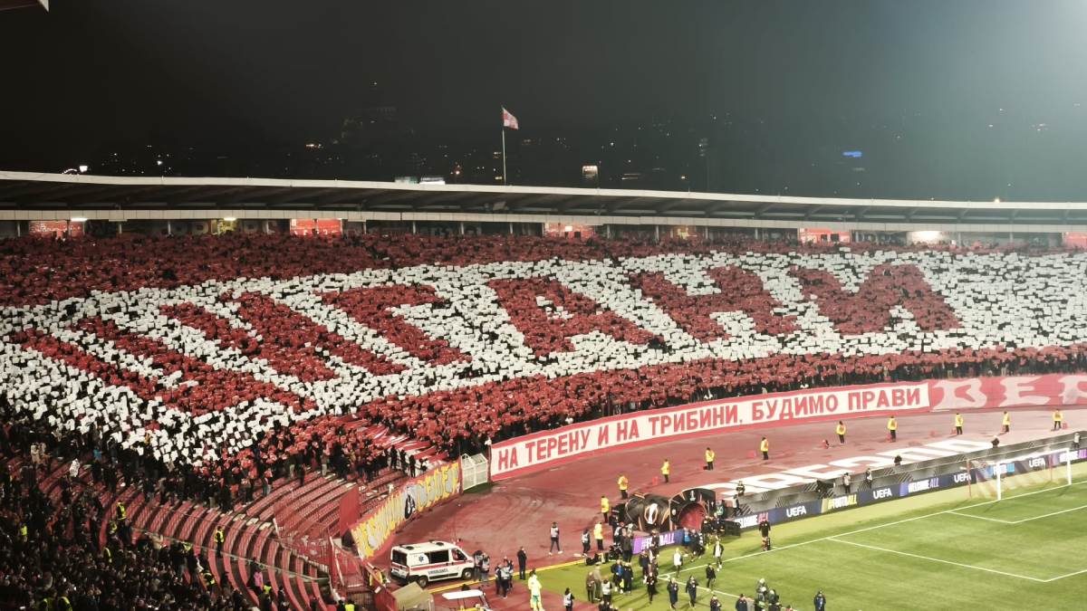 Koreografija Delija na Crvena zvezda Selta