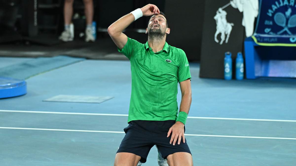 Novak Đoković se krsti na Australijan openu