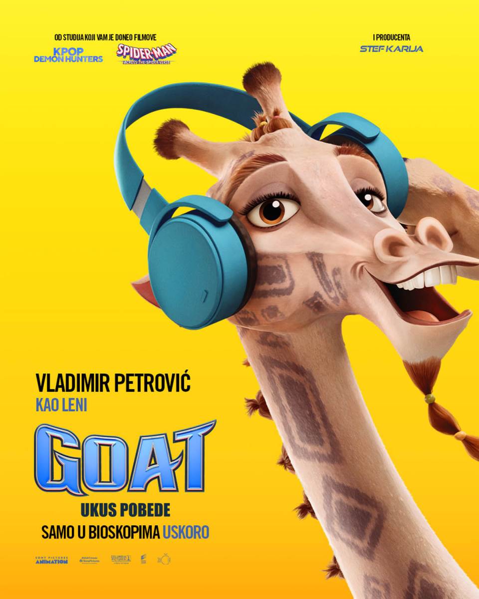 ANIMIRANI HIT ZA CELU PORODICU - GOAT: UKUS POBEDE  STIŽE U SRPSKE BIOSKOPE 12. FEBRUARA