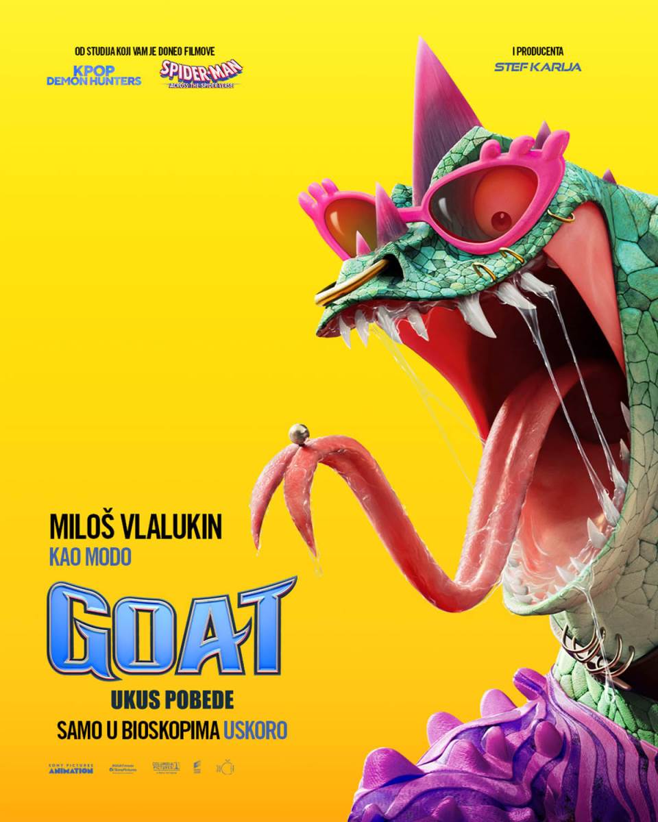 ANIMIRANI HIT ZA CELU PORODICU - GOAT: UKUS POBEDE  STIŽE U SRPSKE BIOSKOPE 12. FEBRUARA