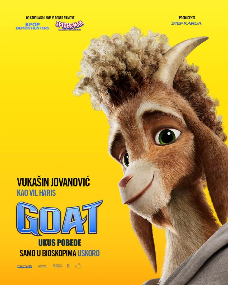 ANIMIRANI HIT ZA CELU PORODICU - GOAT: UKUS POBEDE  STIŽE U SRPSKE BIOSKOPE 12. FEBRUARA