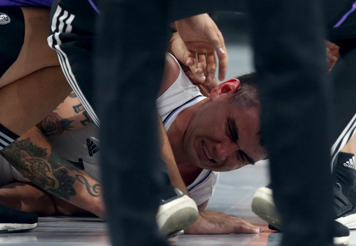 Gabrijel Dek košarkaš Reala se povredio protiv Partizana