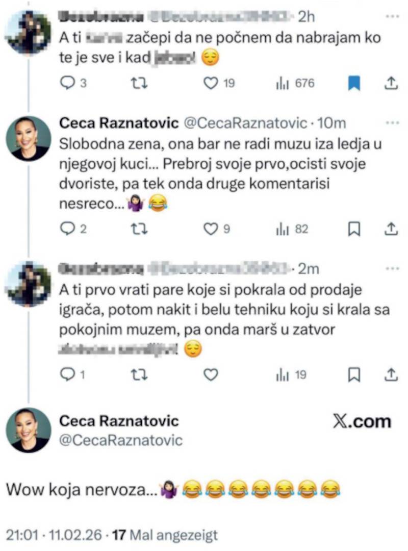 Ceca Ražnatović X
