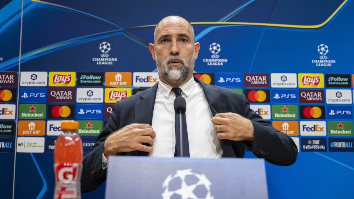 Igor Tudor govori na konferenciji za novinare u Ligi šampiona