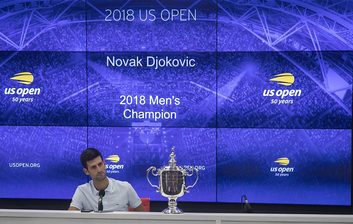 Novak Đoković na US Openu 2018