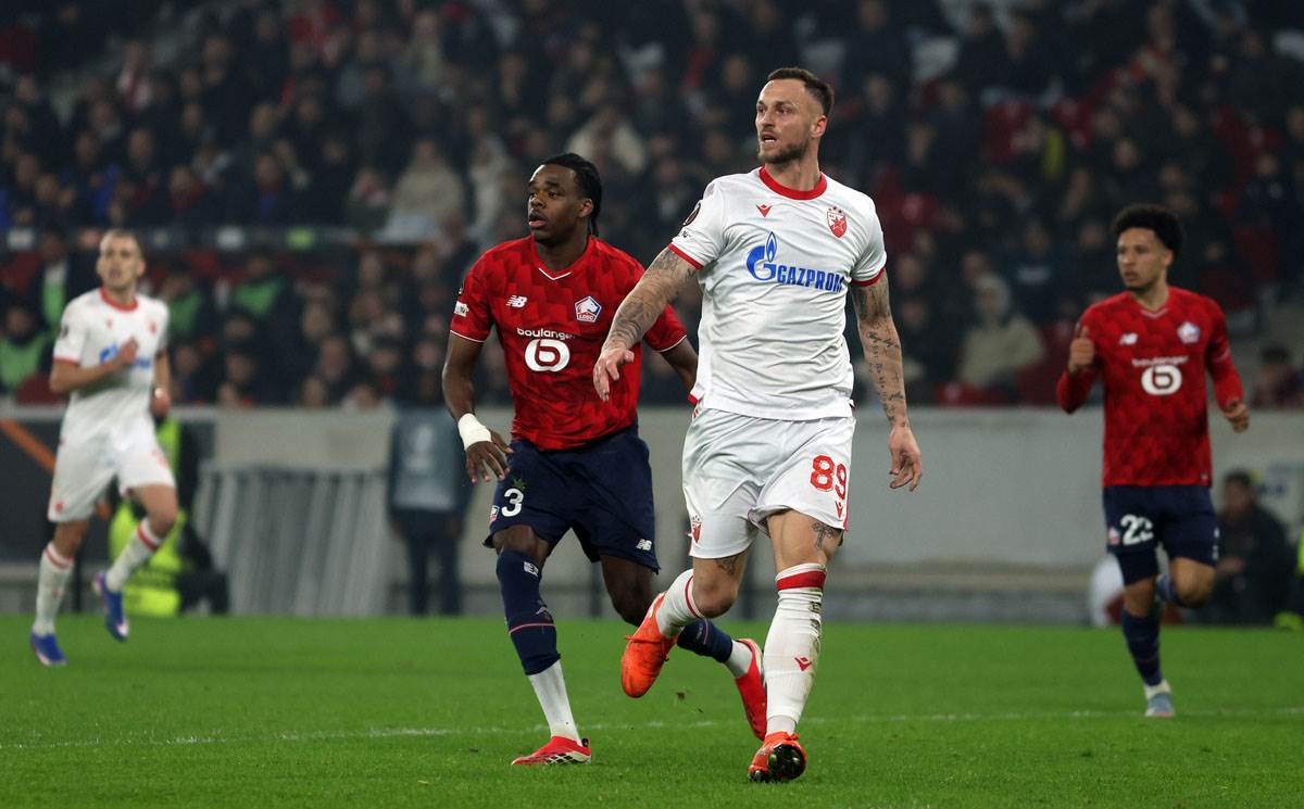 Marko Arnautović na utakmici Lil Zvezda