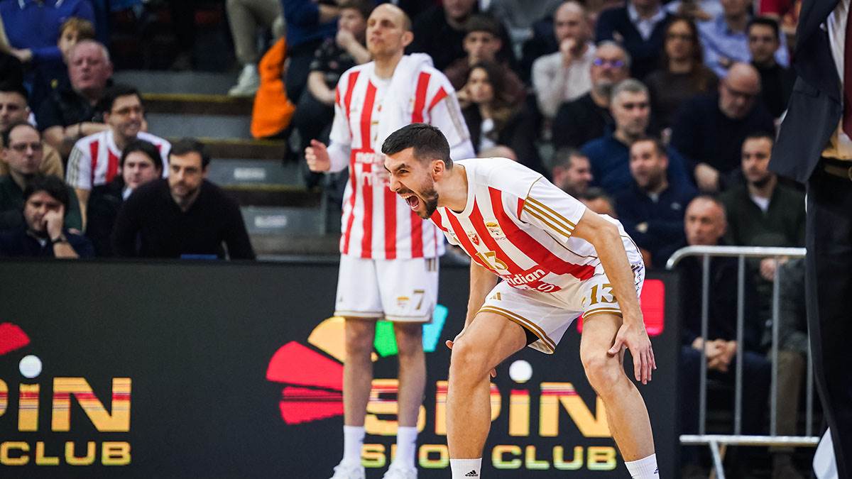 Ognjen Dobrić na mčeu Crvene zvezde i Spartaka u Nišu