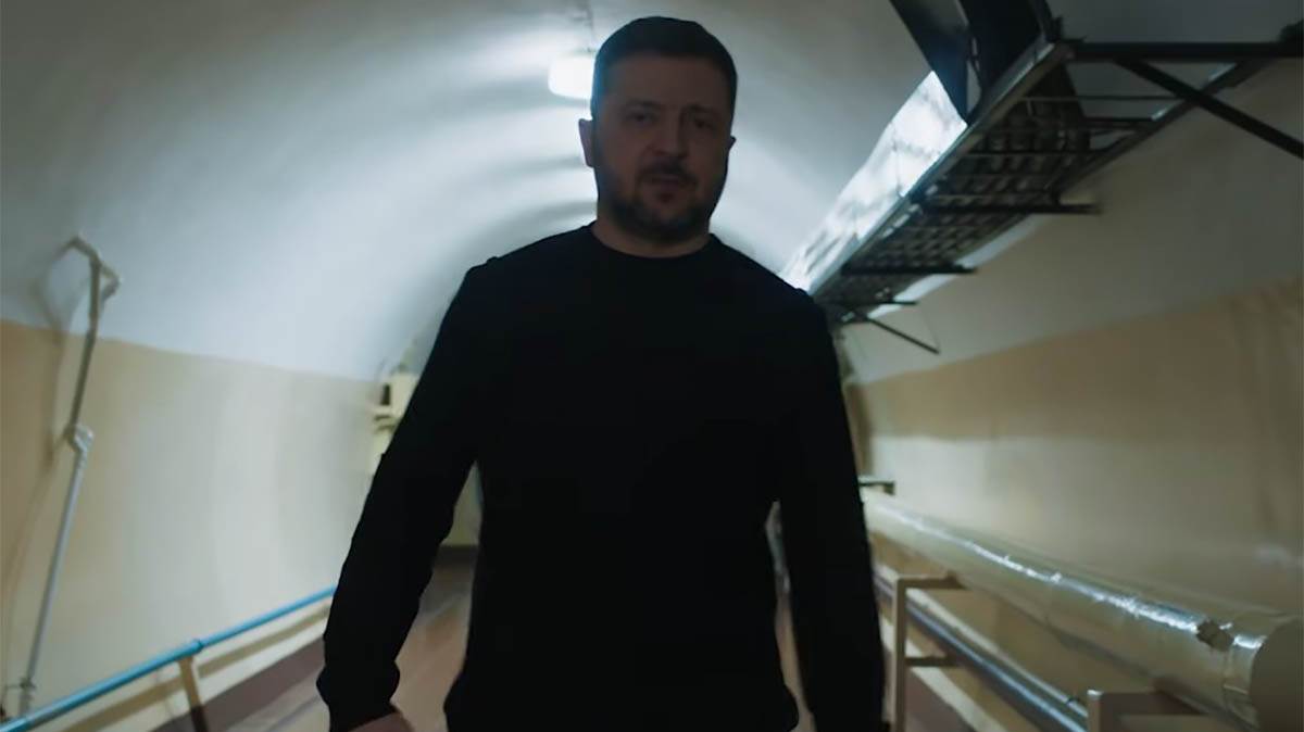 Zelenski pokazao unutrašnjost bunkera u Kijevu (4).jpg