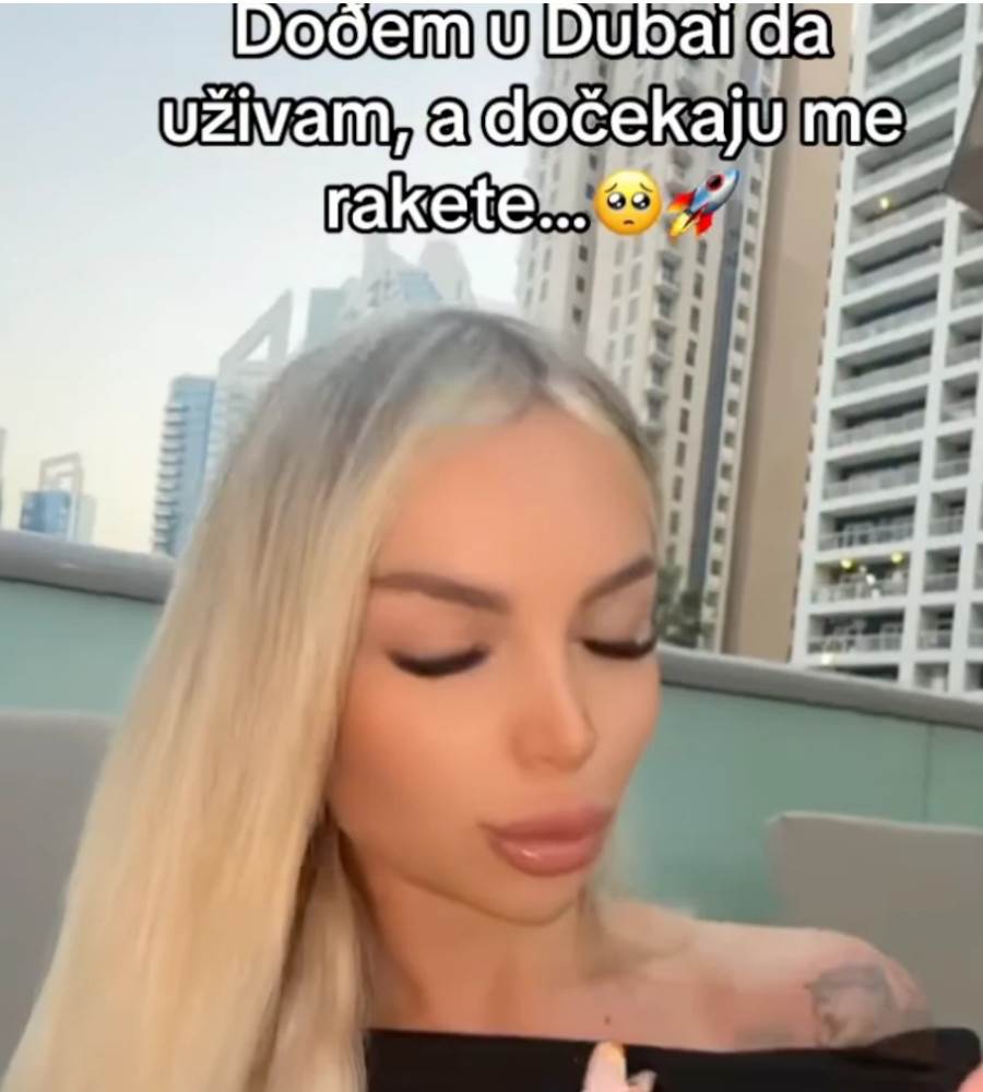 Anja Todorović rakete Dubai