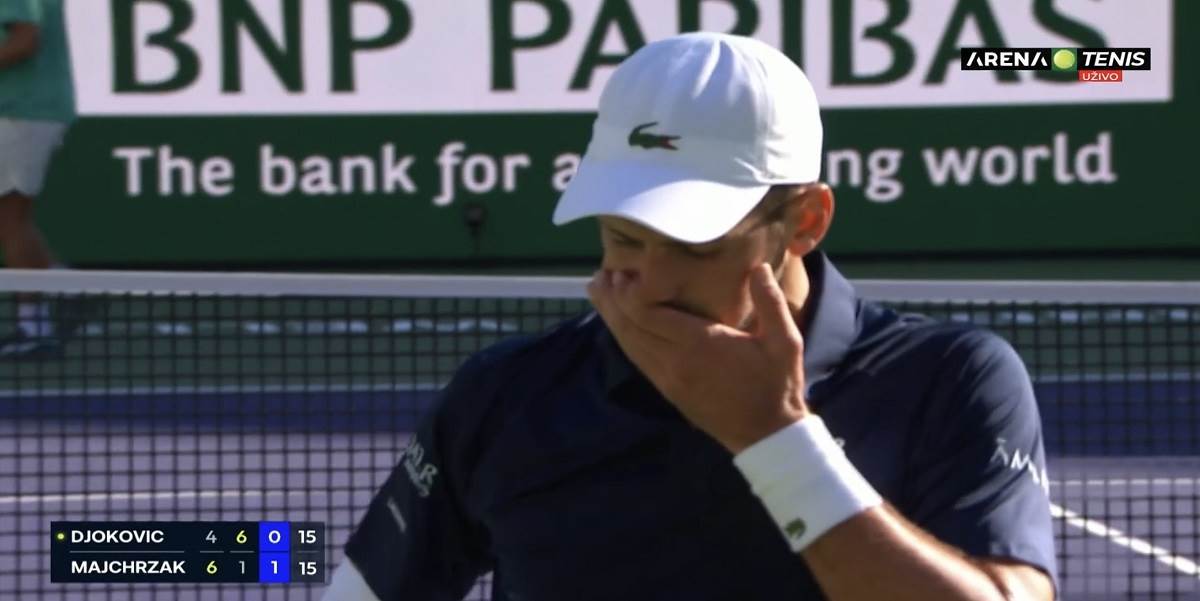 Novak Đoković povraćao na terenu u Indijan Velsu