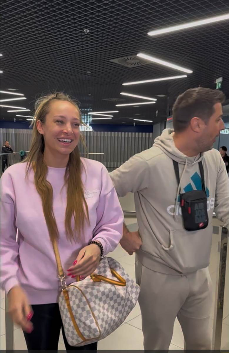 Luna i Marko konačno sleteli u Beograd: Miljković se srušio na aerodromu, Djoganijevoj pune oči suza (Video)