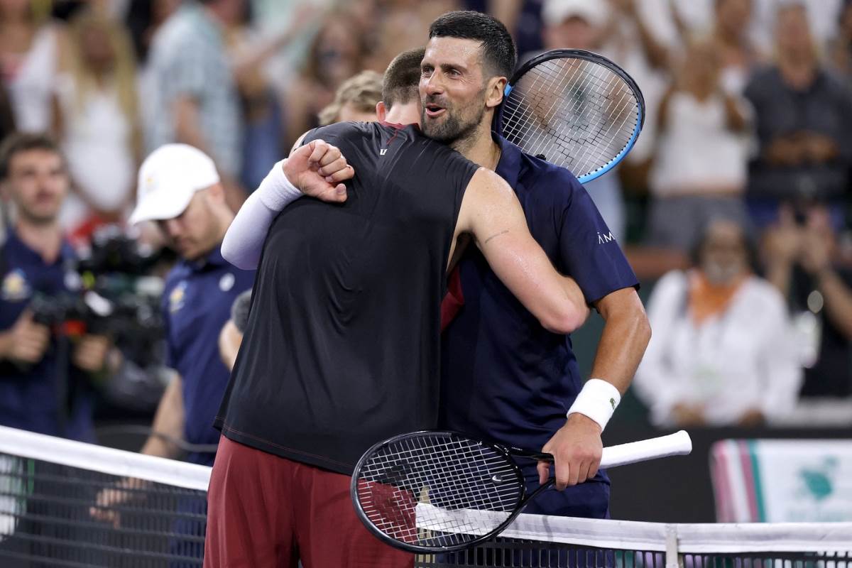 Novak Đoković i DŽek Drejper u Indijan Velsu