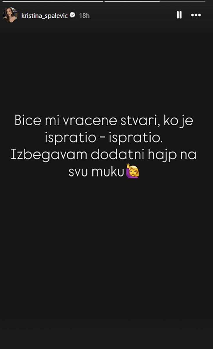 Kristina otkrila nove detalje drame sa Kristijanom: Uzeo joj sav nakit, evo kroz šta prolazi