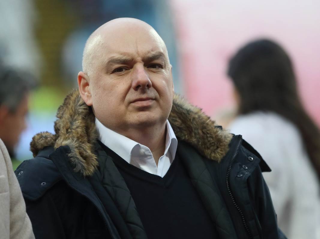 Dragoljub Zbiljić, predsednik FK Vojvodina na utakmici