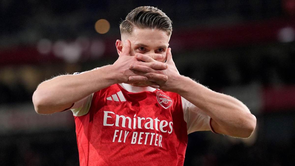 Viktor Đokereš strelac gola za Arsenal protiv Evertona