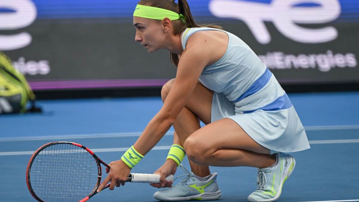 Aleksandra Krunić na meču dublova