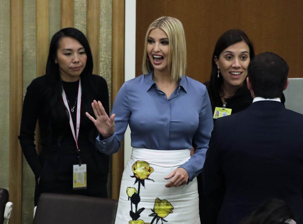Ivanka Tramp u Ujedinjenim nacijama u košulji bez brusa