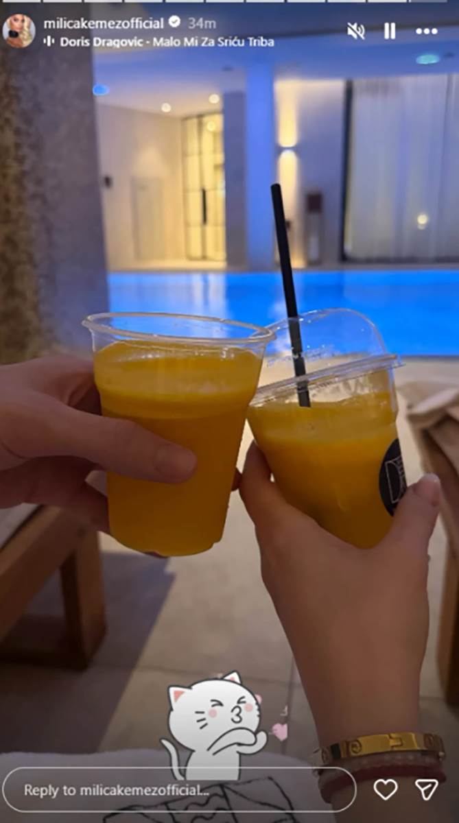 Dok Bora pravi haos u Eliti, Milica Kemez uživa s novim dečkom u spa centru: Objavila sliku, sve puca od romantike