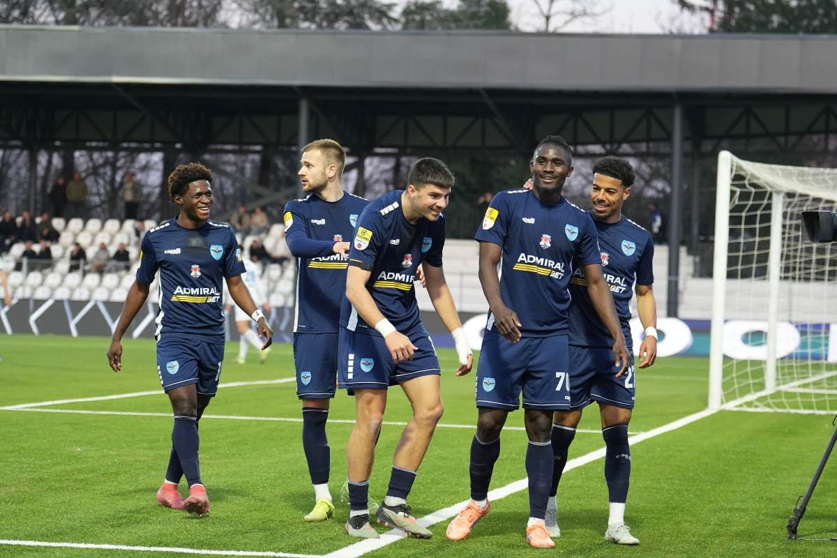 Slavlje fudbalera Železničara u Pančevu