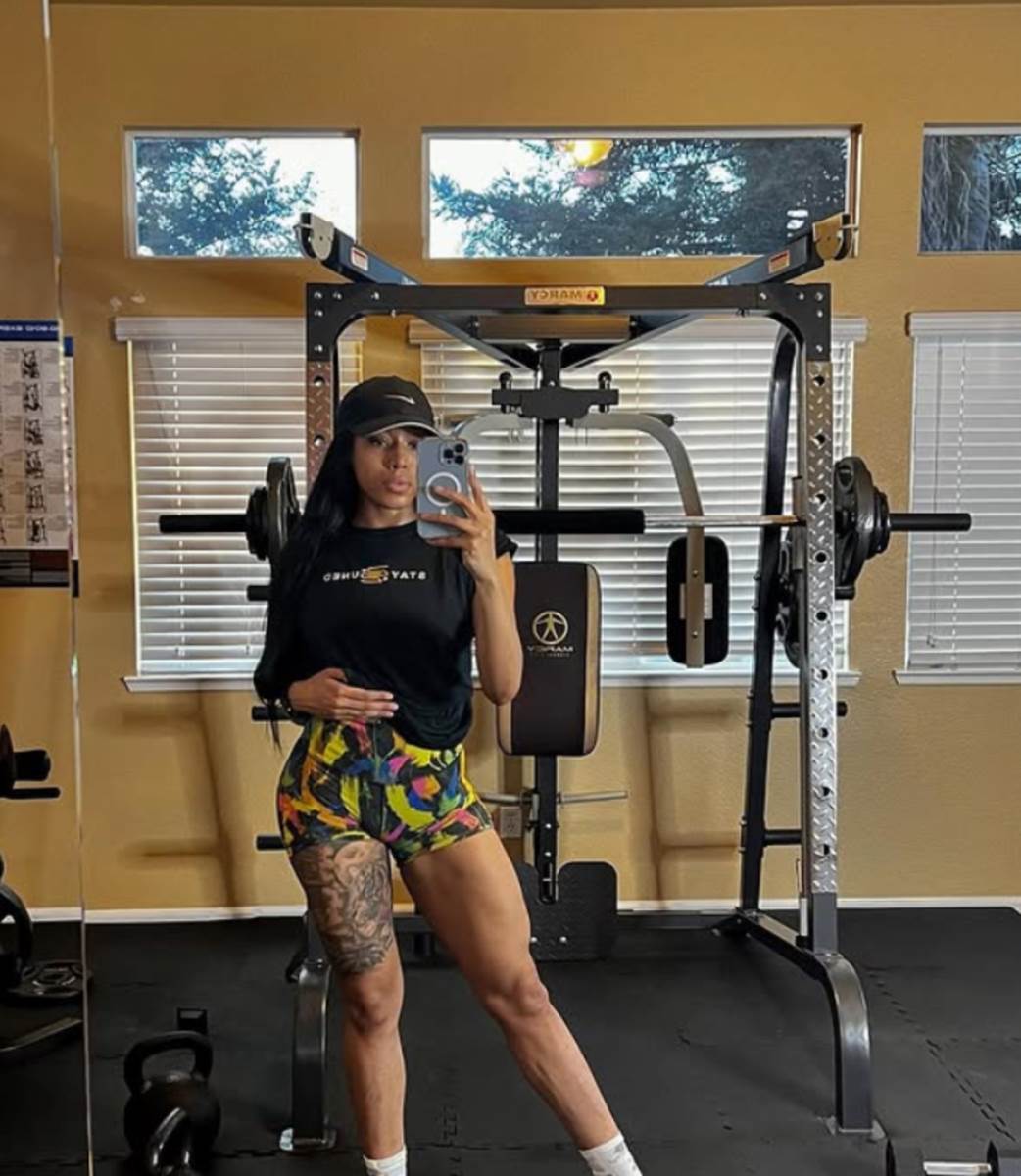 Partnerka Rišona Holmsa u teretani u Atini