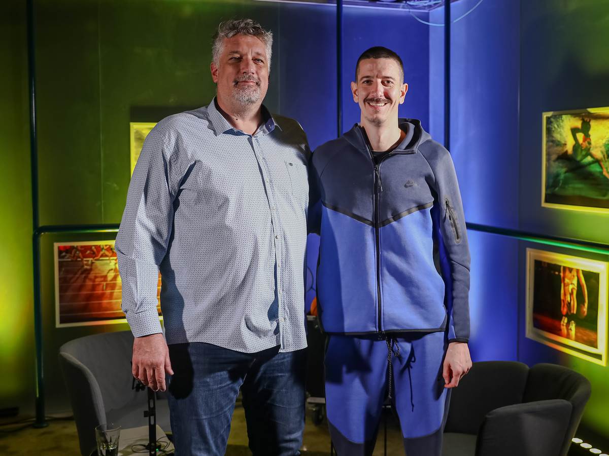 Strahinja Stojačić sa Andrijom Gerićem