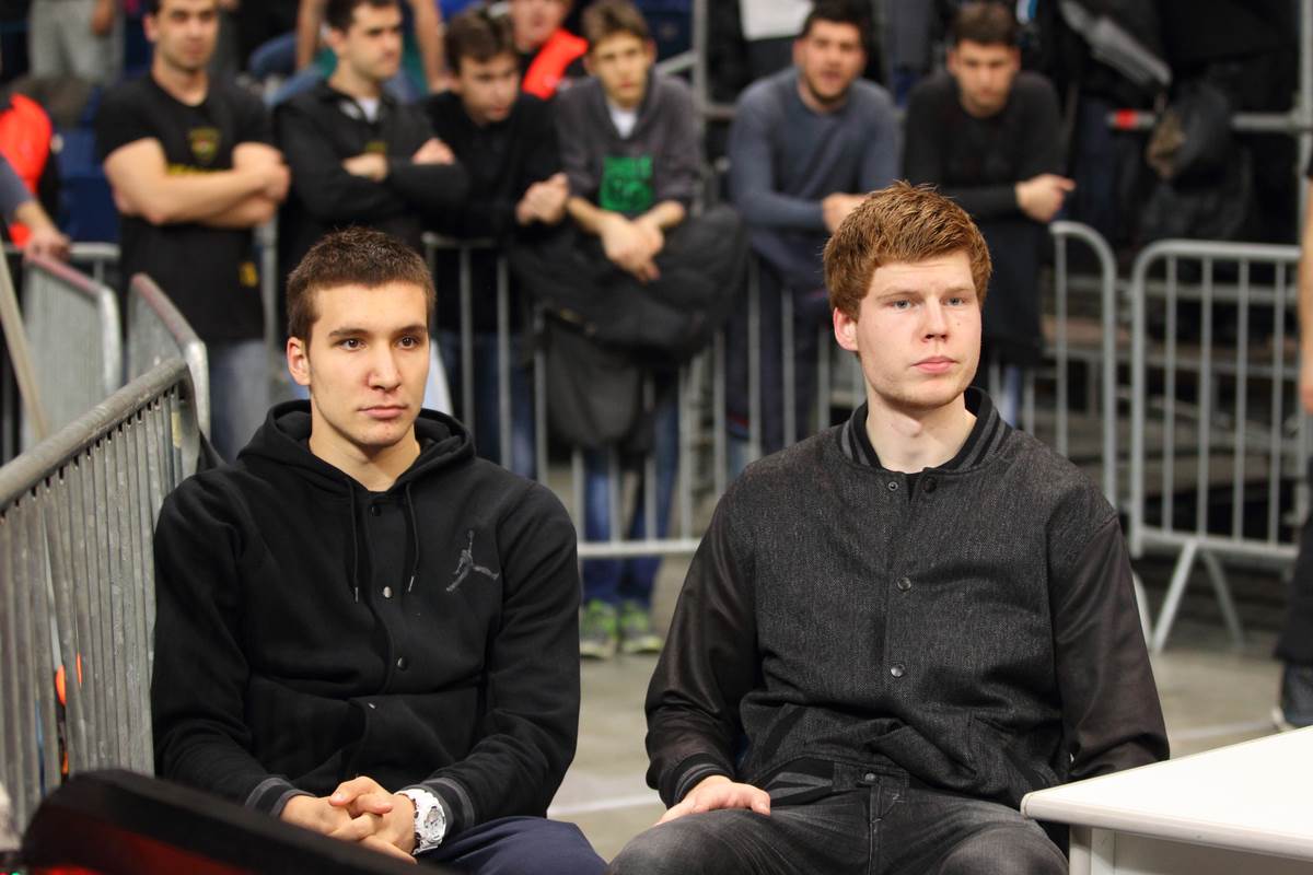 Davis Bertans i Bogdan Bogdanović u Partizanu