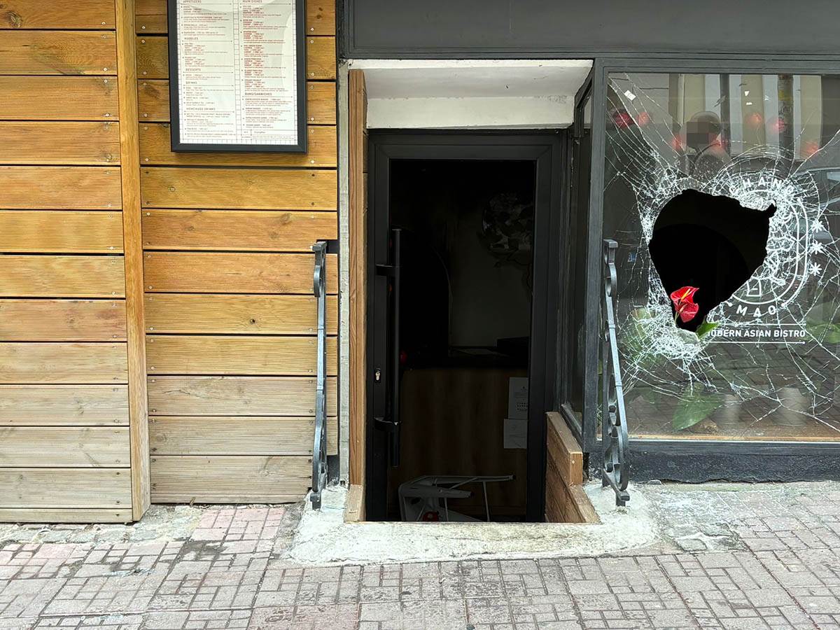 Bačena zapaljiva materija u tajlandski restoran u Kondinoj ulici (1).jpg