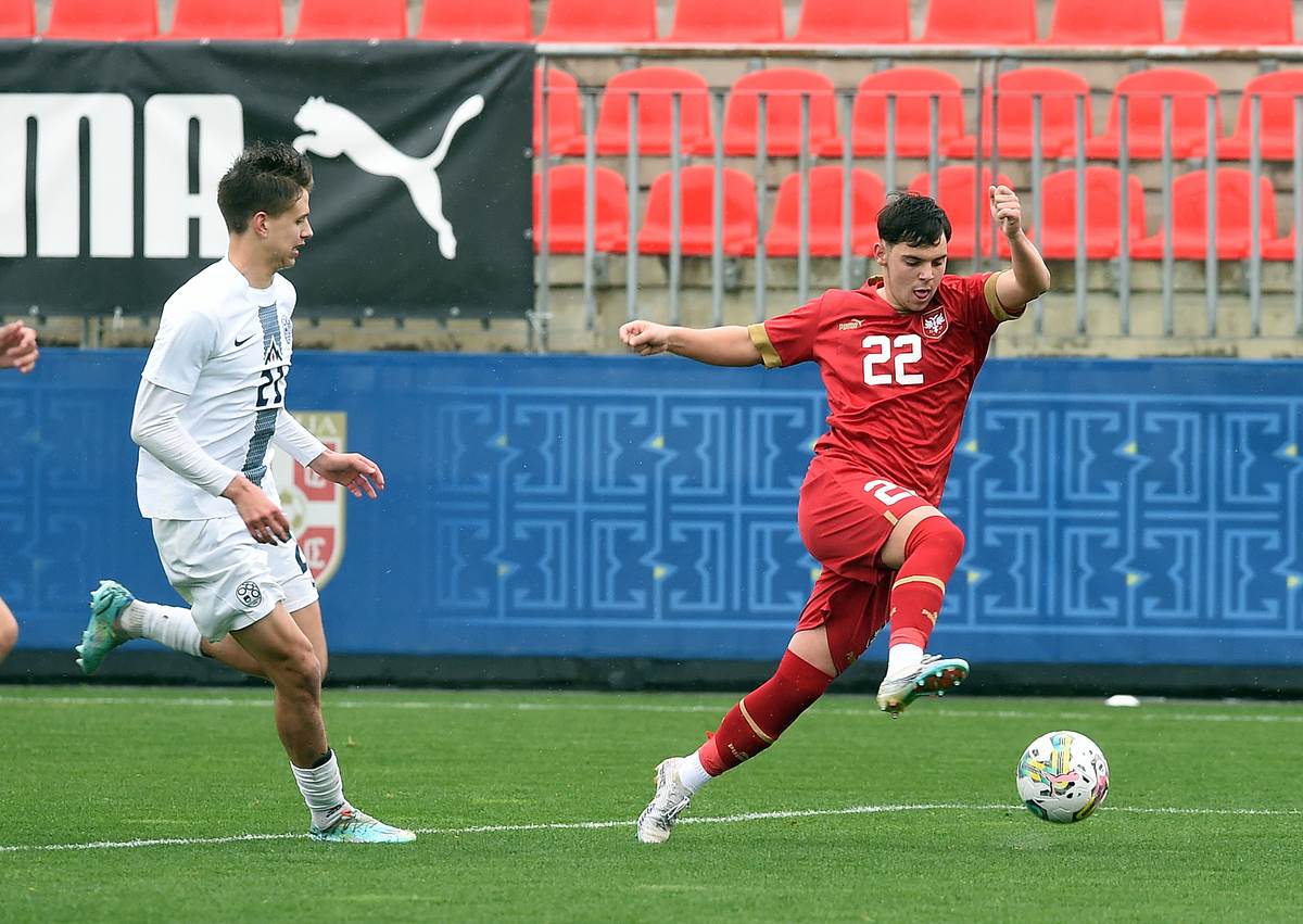 Jovan Ćirić kao kadetski reprezentativac Srbije