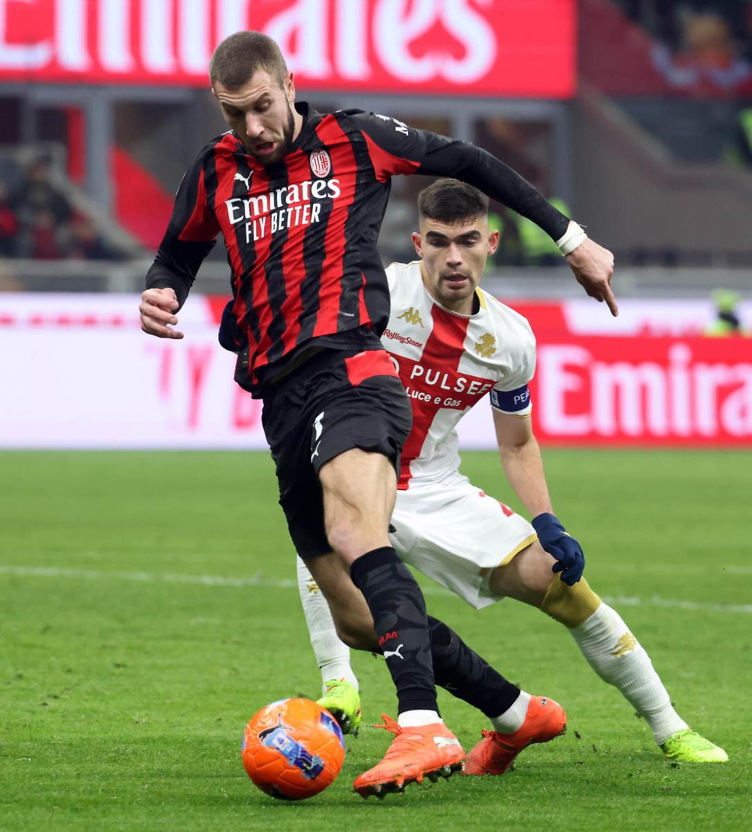 Strahinja Pavlović u prodoru na meču Milan Đenova