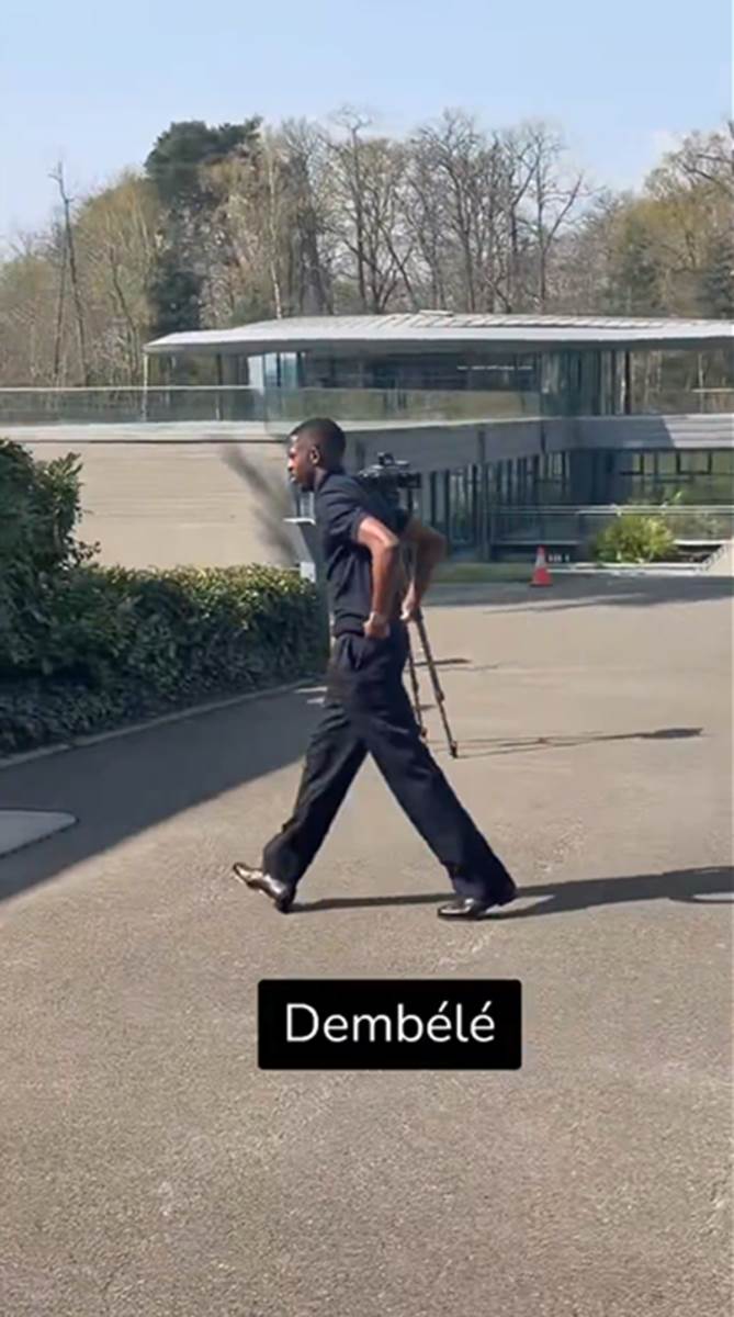 Usman Dembele na okupljanju Francuske.