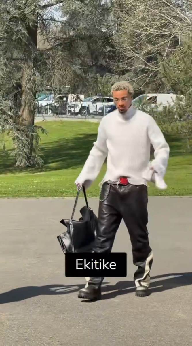 Ugo Ekitike na okupljanju Francuske.