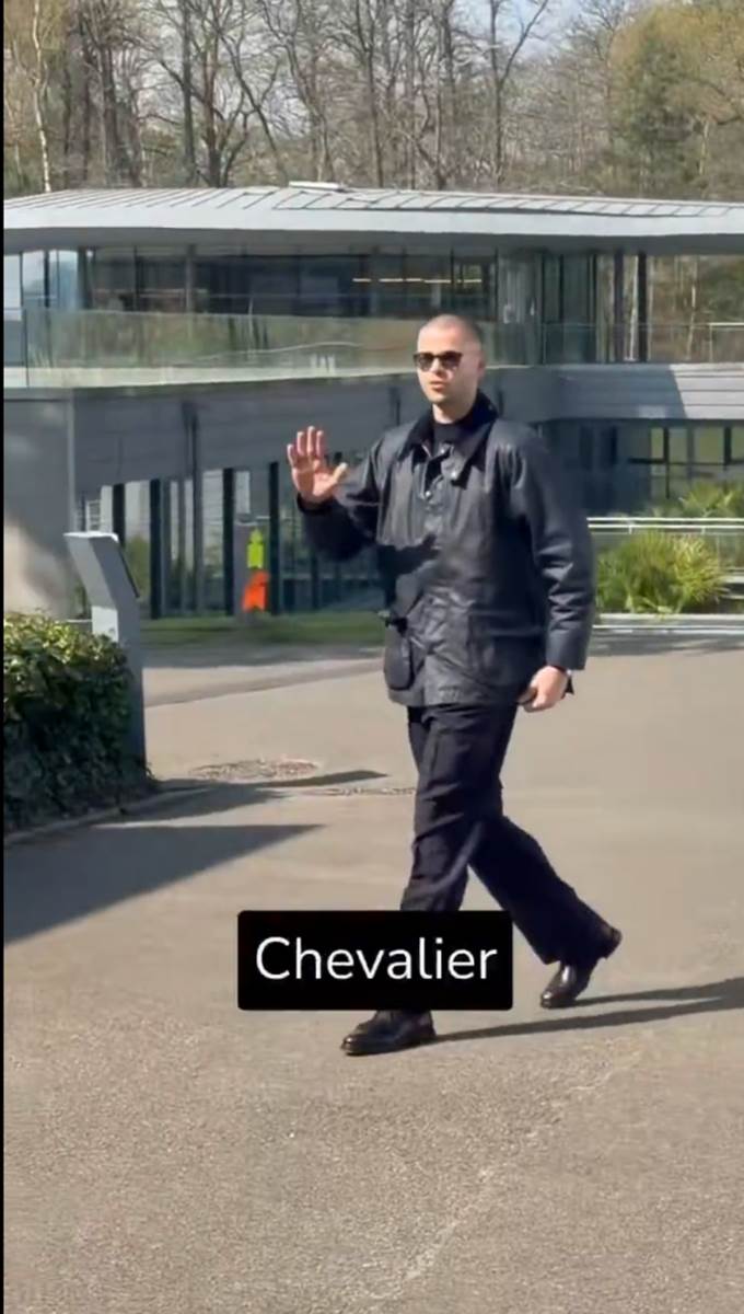 Luka Ševalije na okupljanju Francuske.