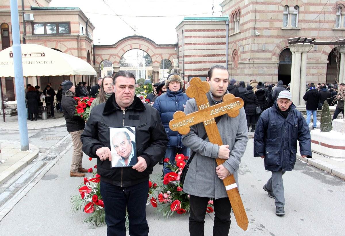 Miki Jevremović sahrana