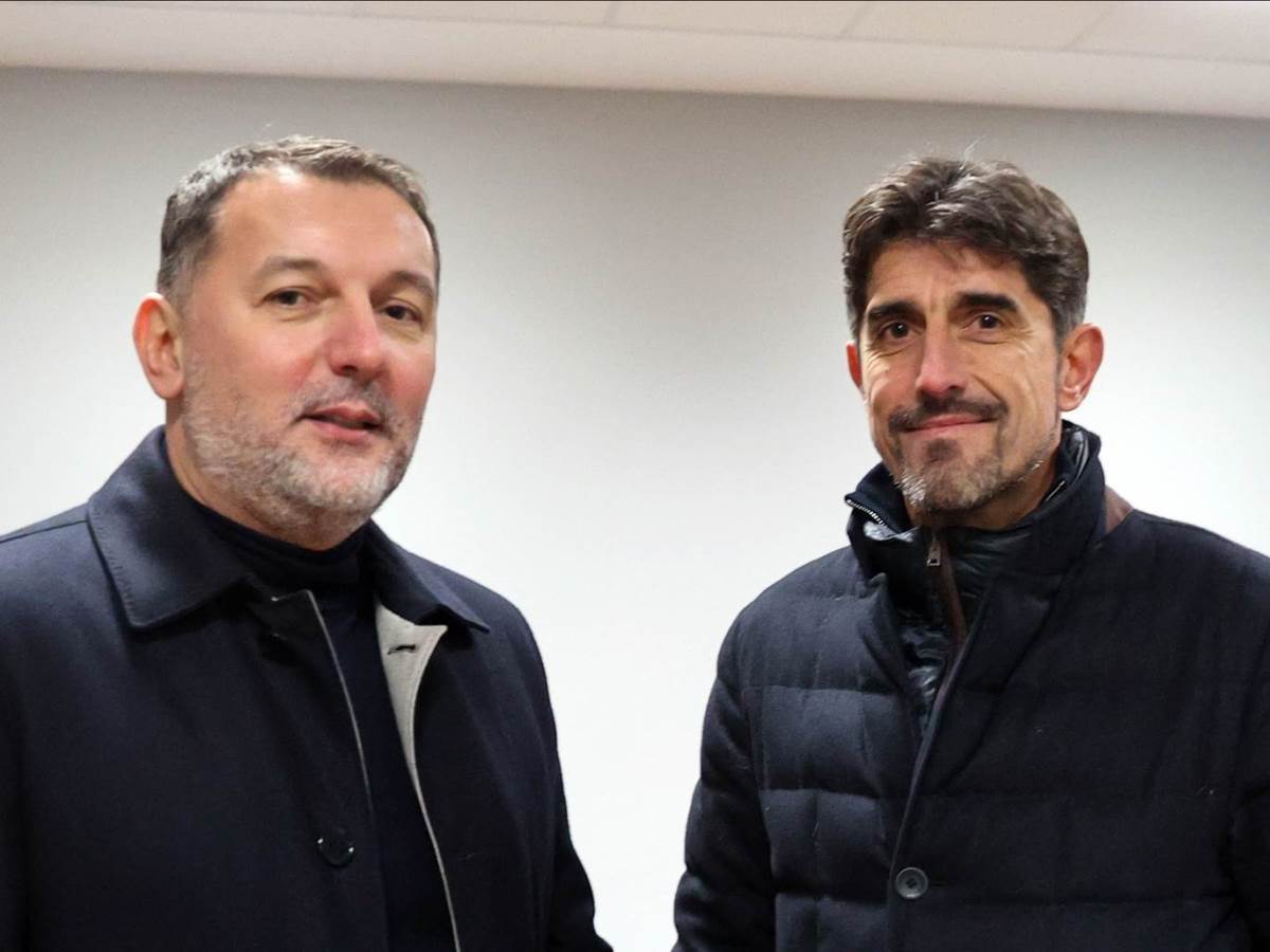 Generalni sekretar Fudbalskog saveza Srbije Branko Radujko i selektor Srbije Veljko Paunović.