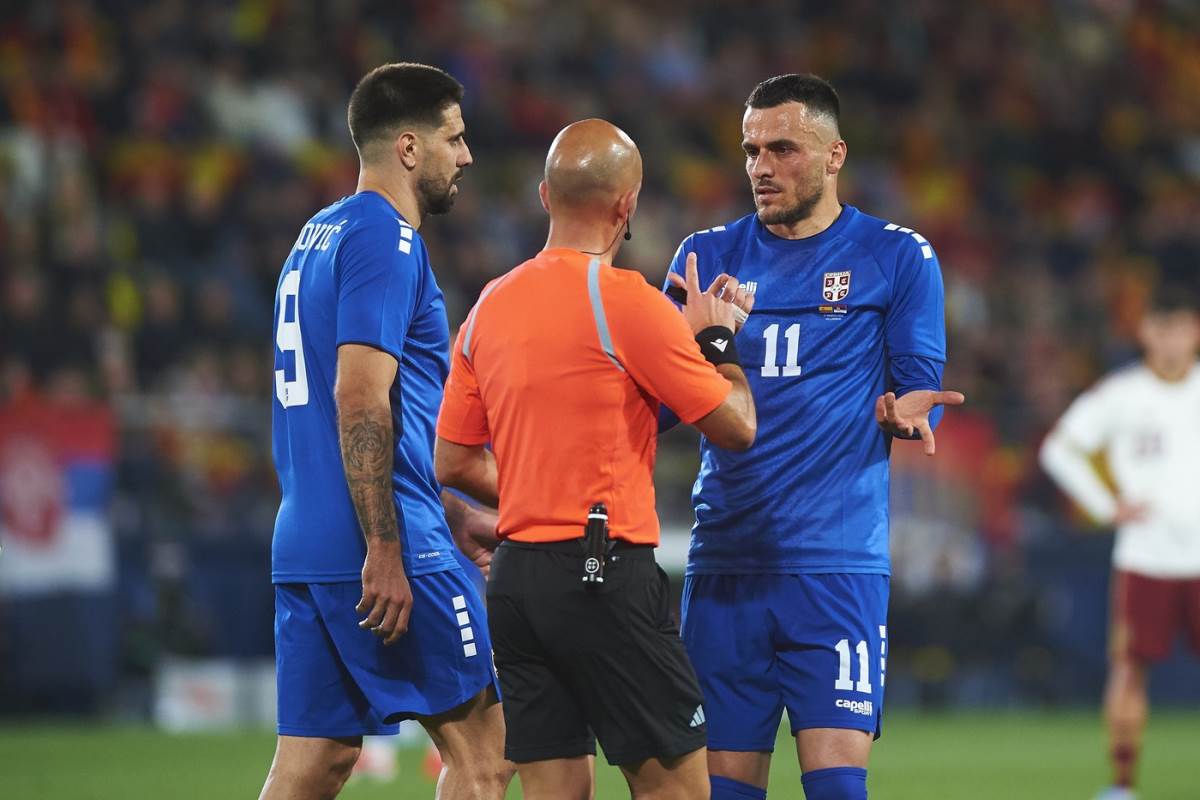 Reprezentacija Srbije, fudbaleri Aleksandar Mitrović i Filip Kostić.