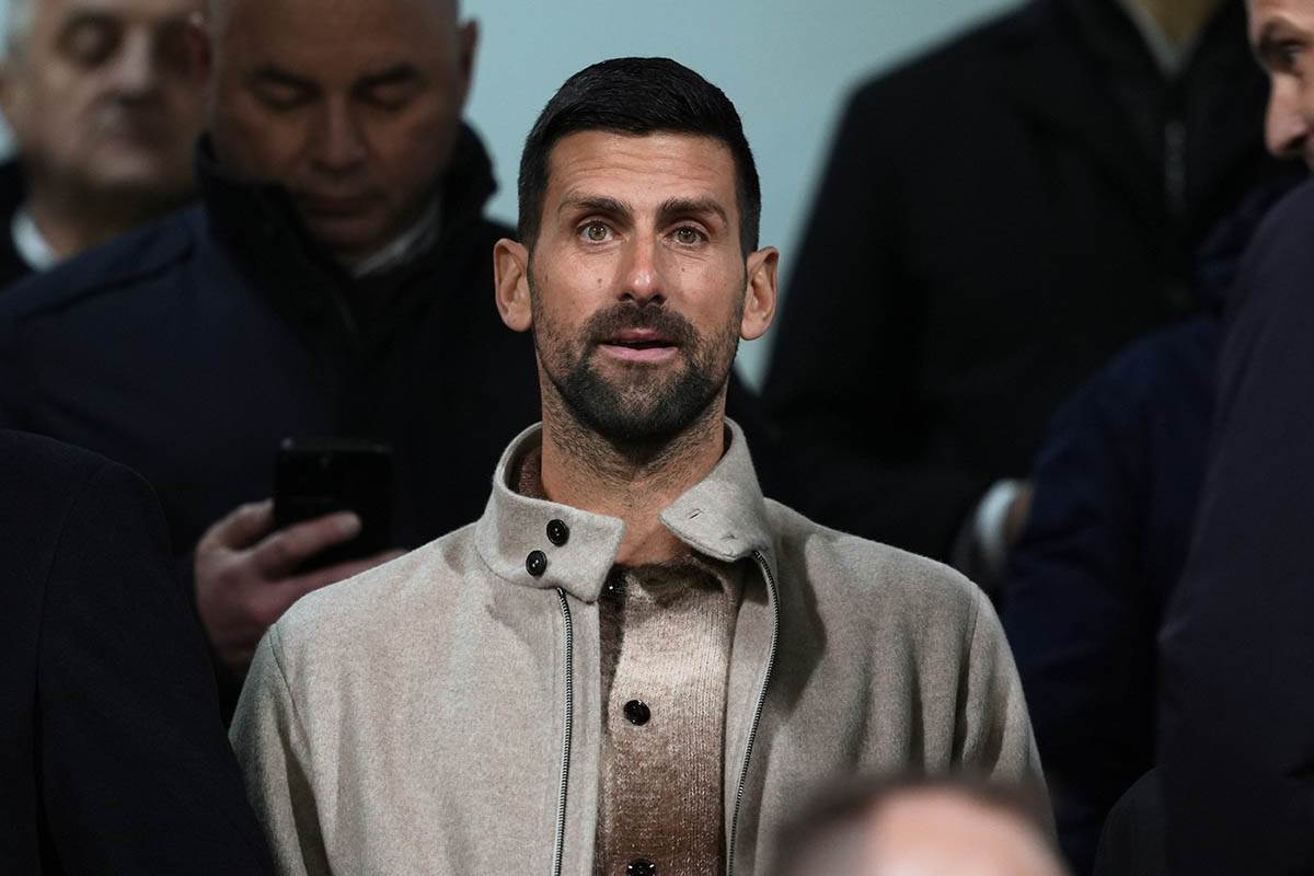 Novak Đoković gleda BiH - Italija