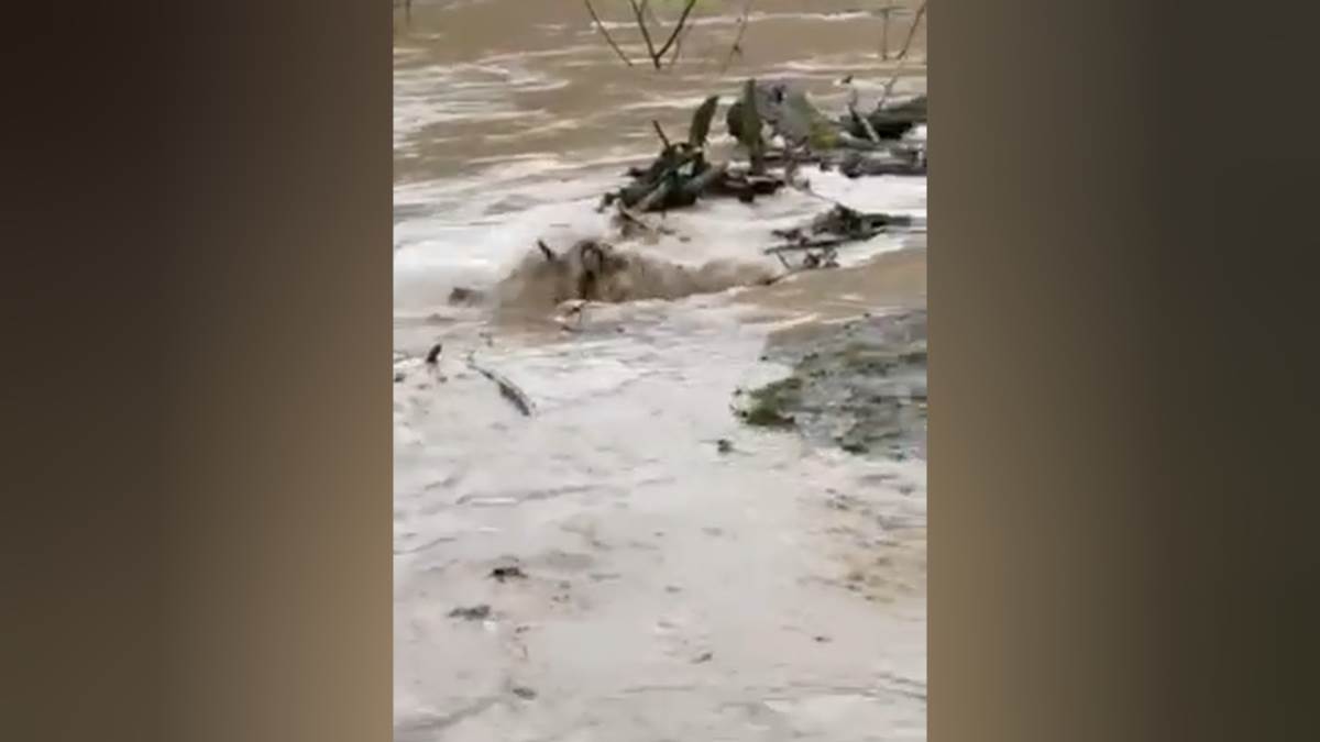 Izlivanje bujične reke kod Ivanjice