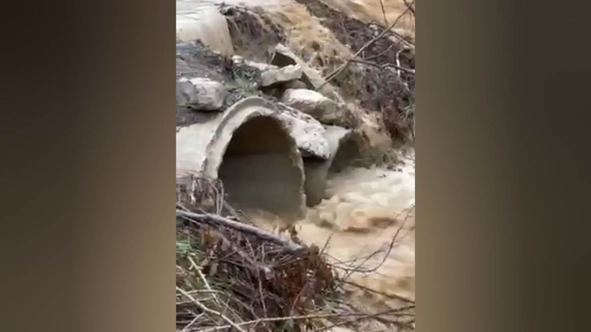 Izlivanje bujične reke kod Ivanjice