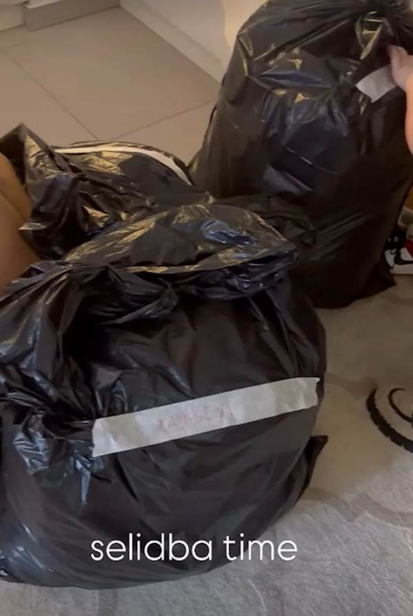 Kristijan pušten iz pritvora, Kristina odmah krenula da se pakuje: Objavila snimak s Voždovca, stvari u kesama za đubre